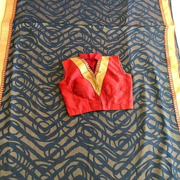 Silk saree lightweight jamdani work With blouse - Picture 3 of 8